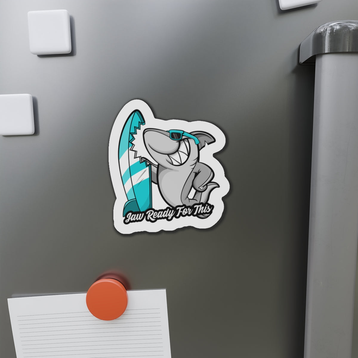 Jaw Ready for this Die-Cut Magnets