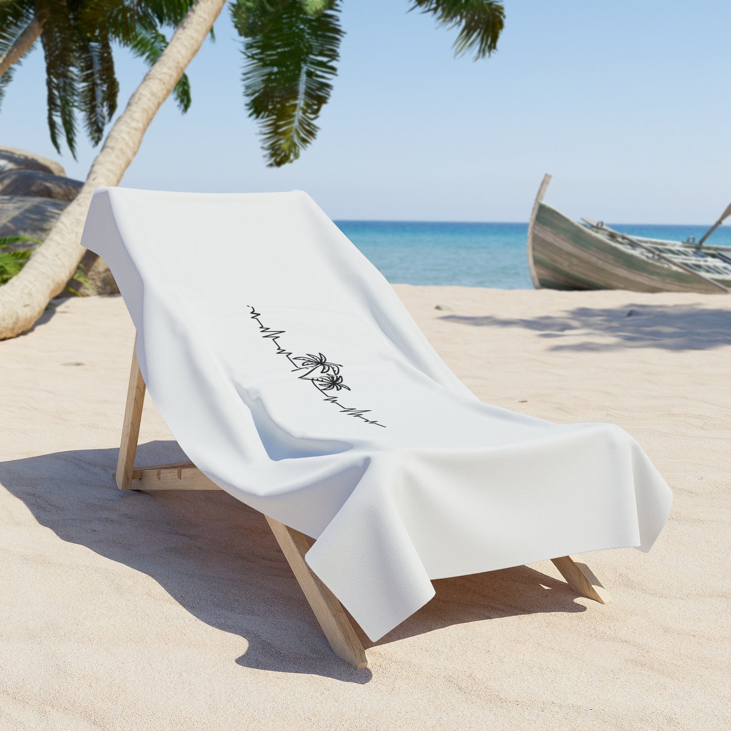 Palm Life Beach Towel