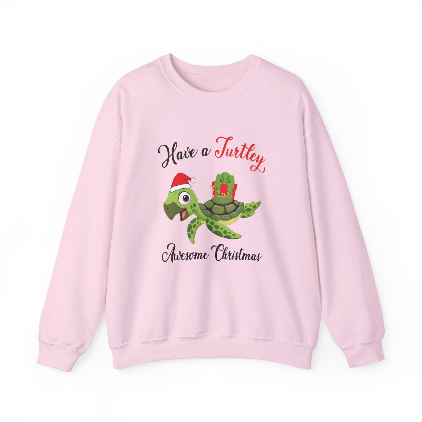 Unisex Crewneck Sweatshirt - Have a Turtley Awesome Christmas
