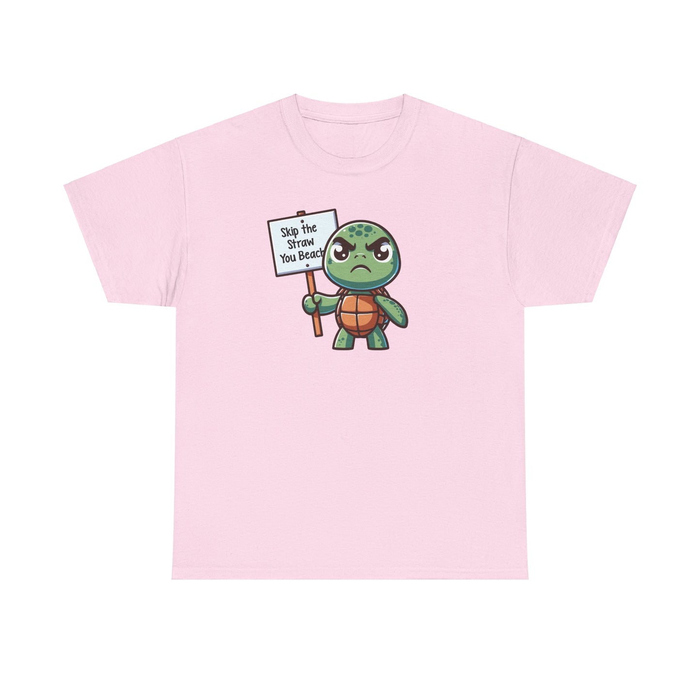 Skip the Straw, You Beach - Heavy Cotton Tee Shirt