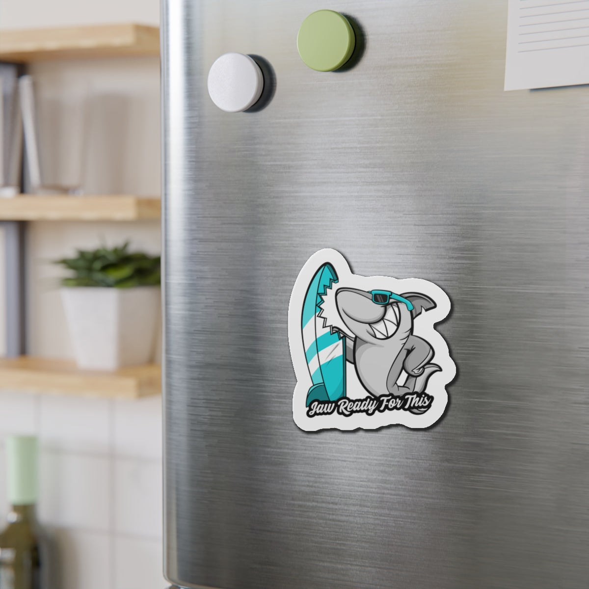 Jaw Ready for this Die-Cut Magnets