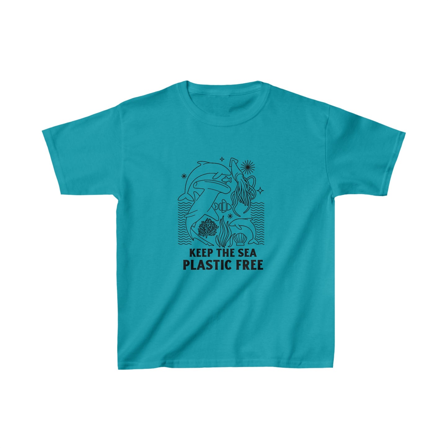 Keep the Sea Plastic Free Kids T-Shirt