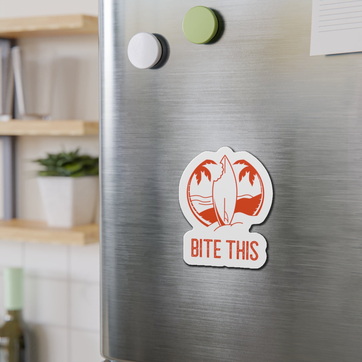 Bite this Die-Cut Magnets