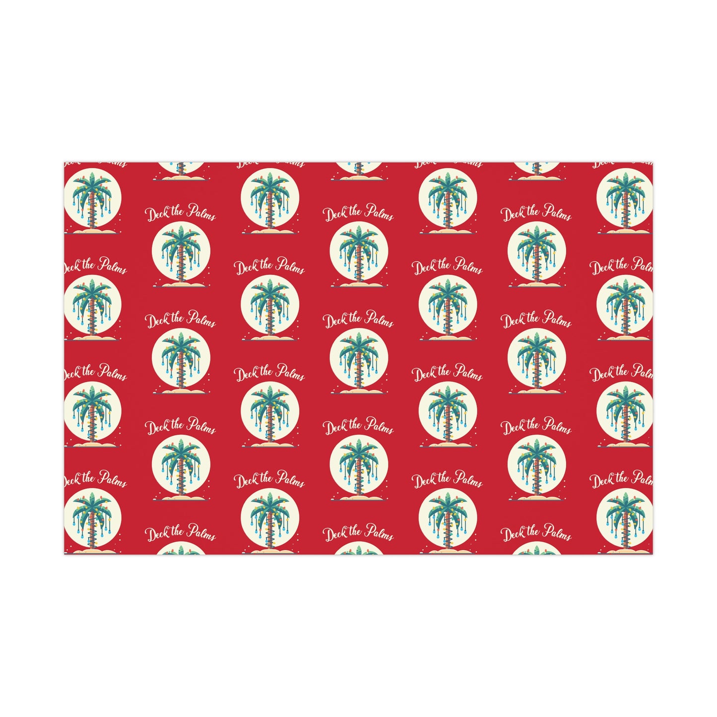 Holiday Gift Wrap - Deck the Palms
