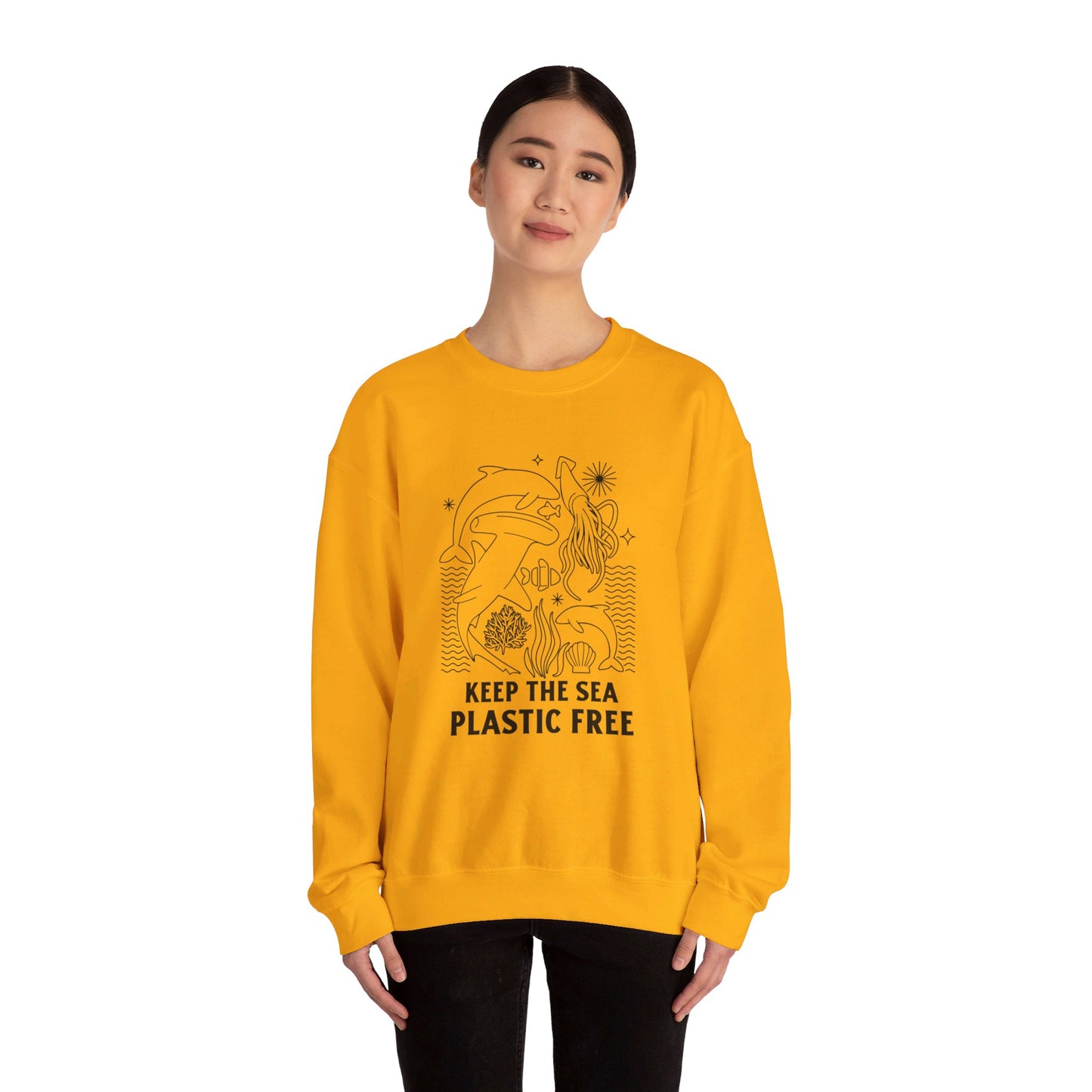 Keep the Sea Plastic Free Crewneck Sweatshirt