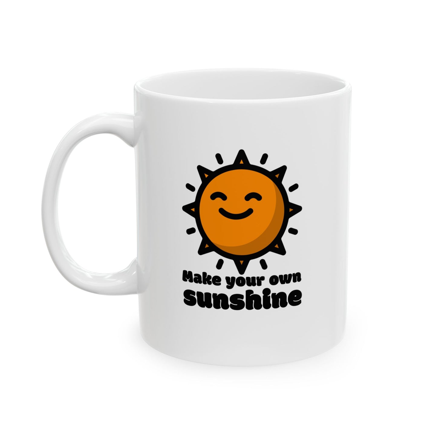 Make Your Own Sunshine Ceramic Mug, (11oz, 15oz)