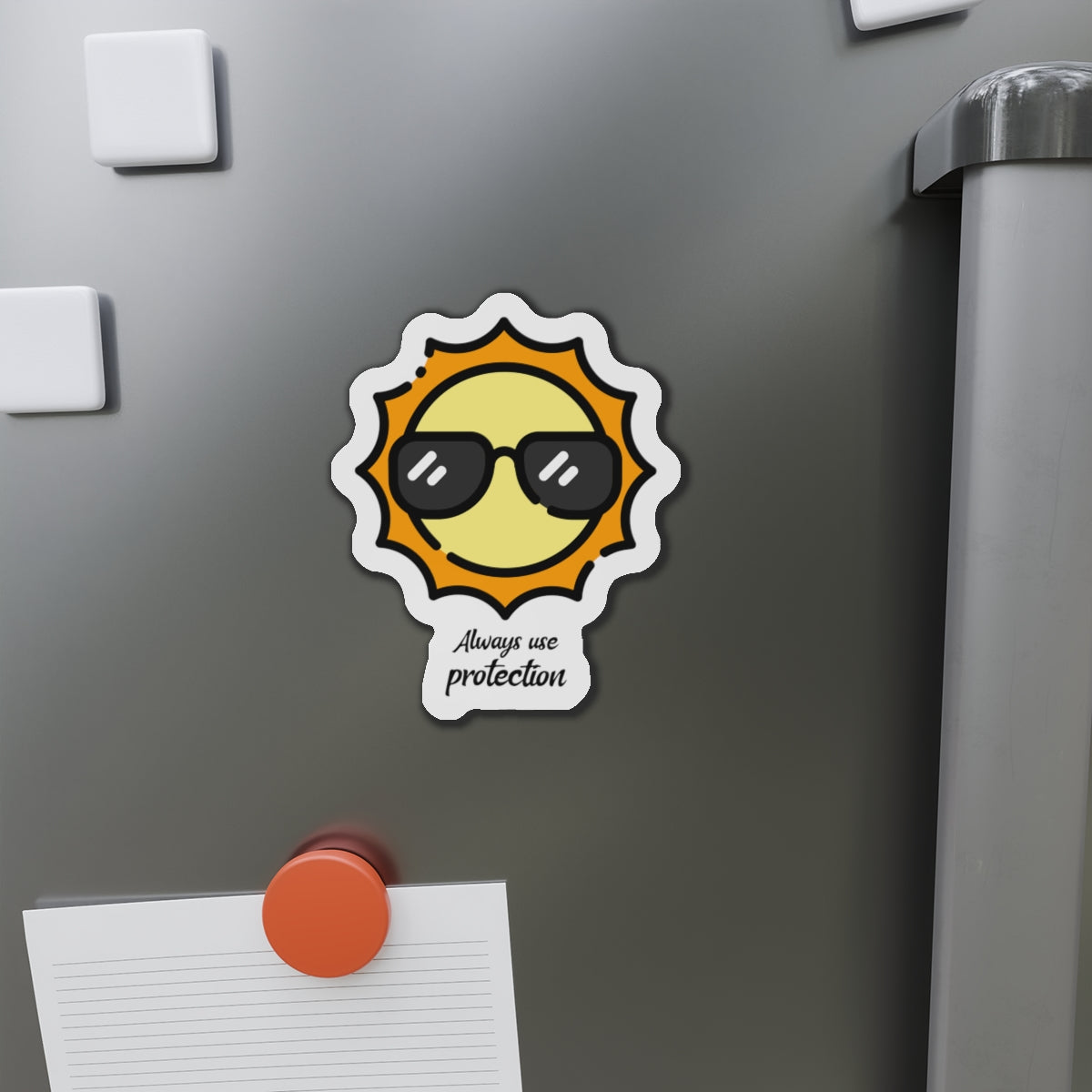 Always Use Protection Die-Cut Magnets