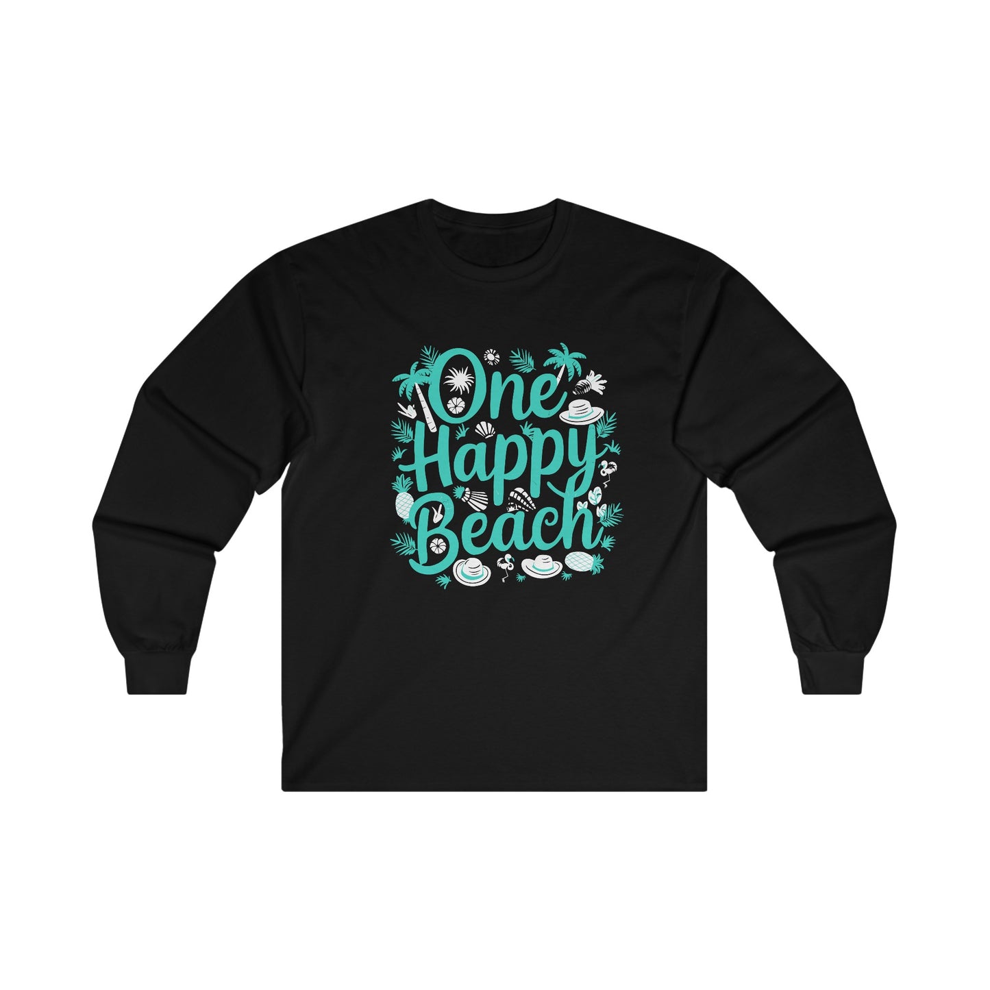 One Happy Beach - Unisex Long Sleeve Tee
