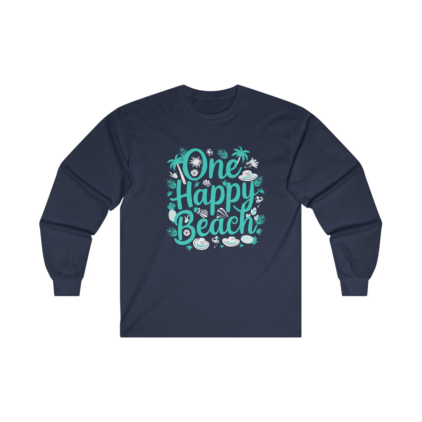 One Happy Beach - Unisex Long Sleeve Tee