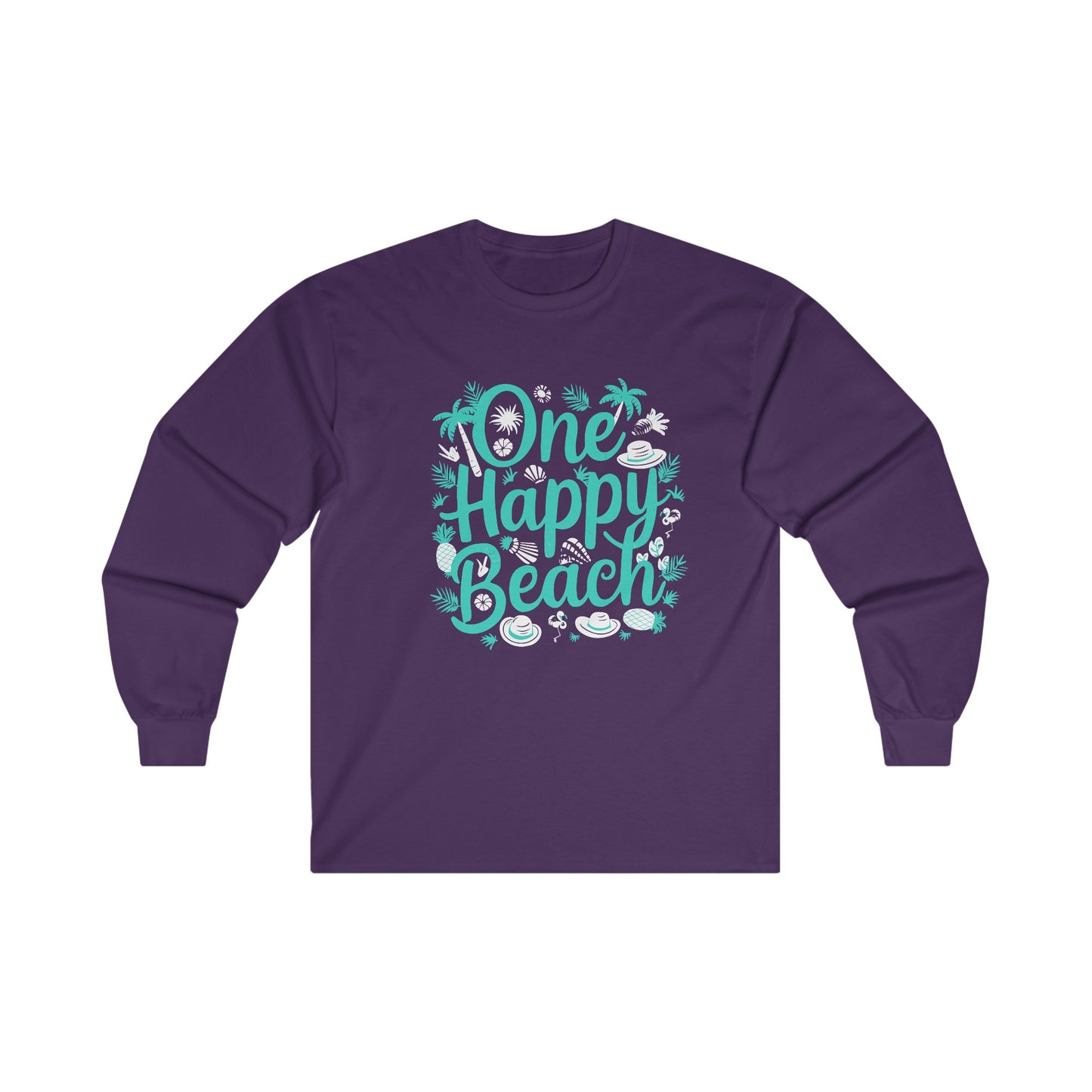 One Happy Beach - Unisex Long Sleeve Tee