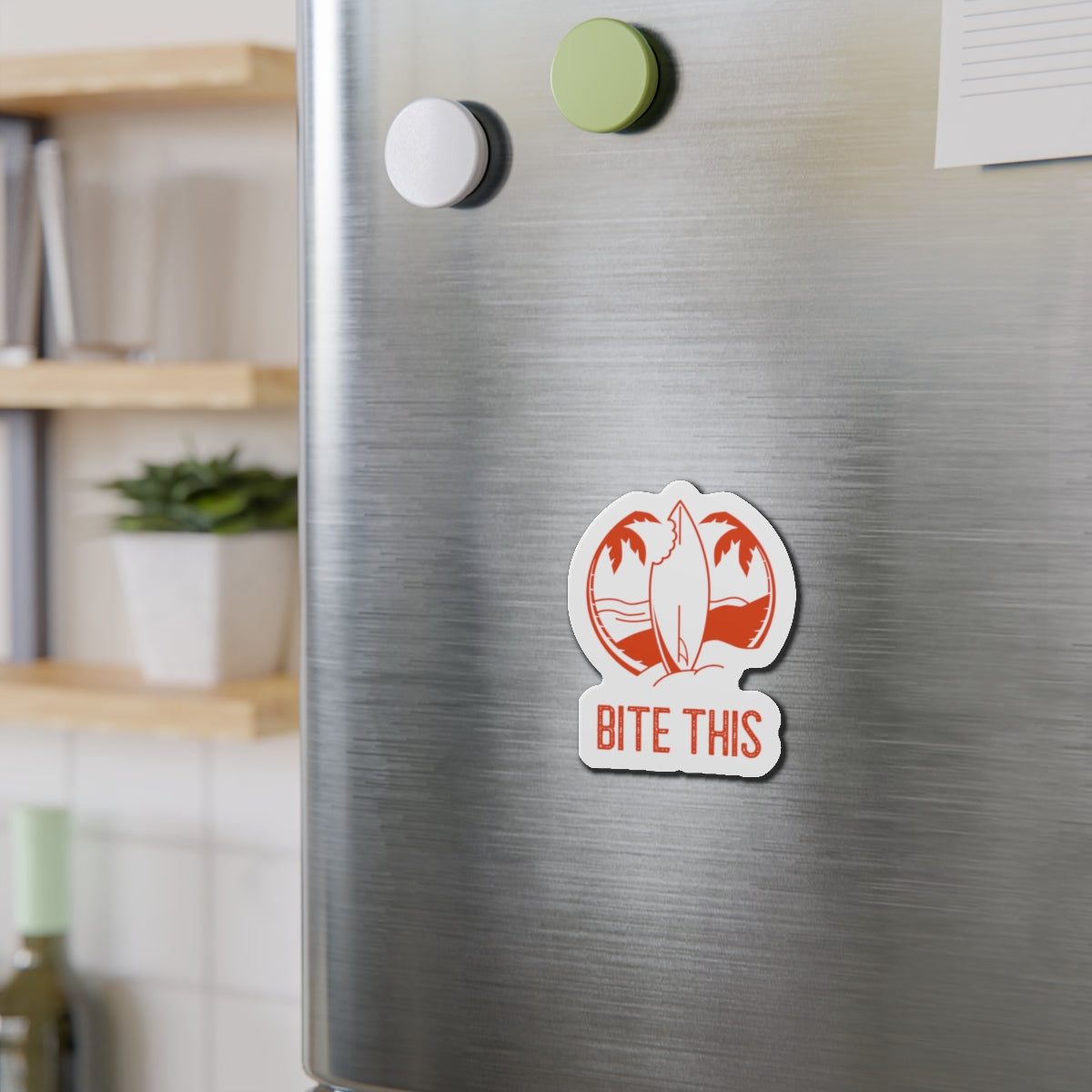 Bite this Die-Cut Magnets