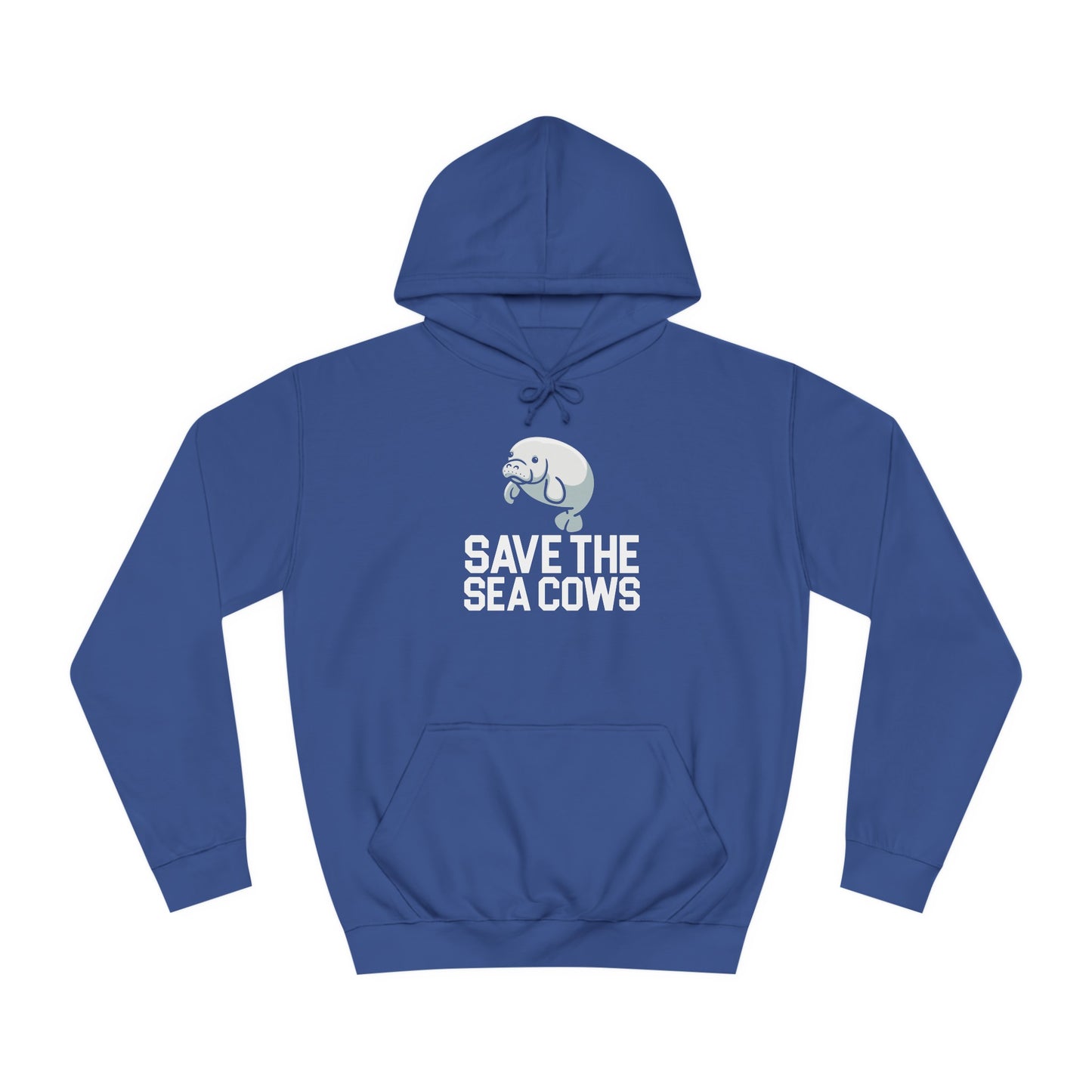 Save the Sea Cows (Manatees) Hooded Sweatshirt