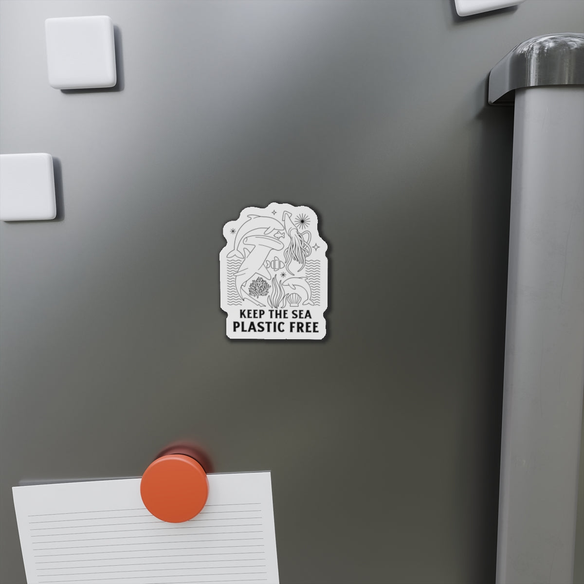 Keep the Sea Plastic Free Magnets