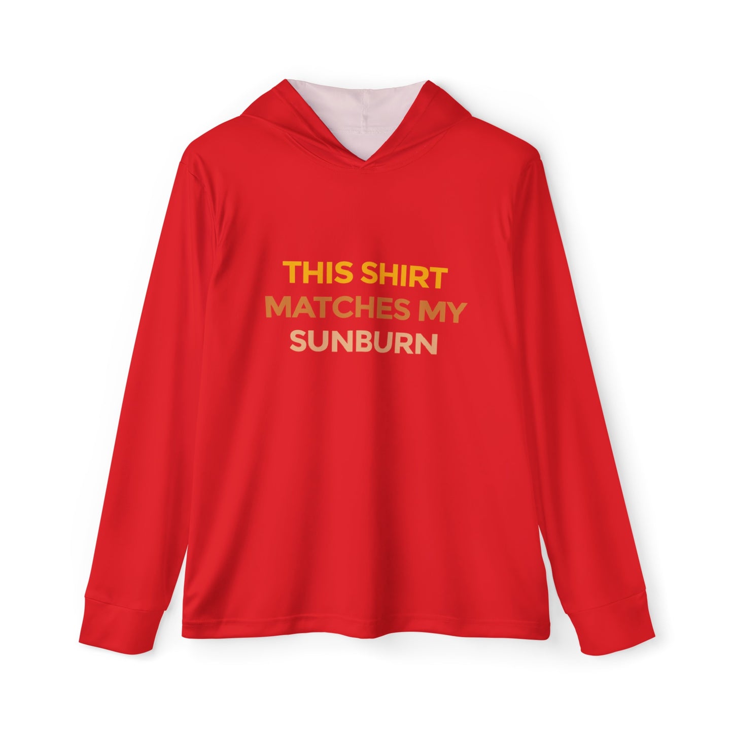 This Shirt Matches My Sunburn - Men's Sports Fishing Hoodie