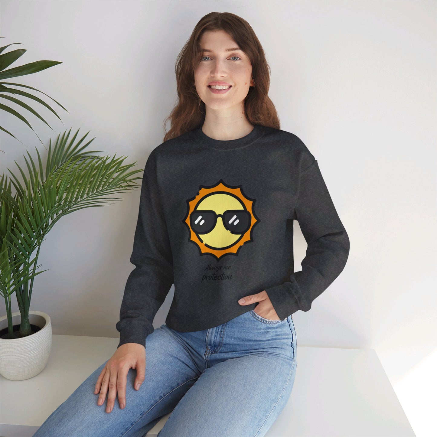 Always Use Protection Crewneck Sweatshirt