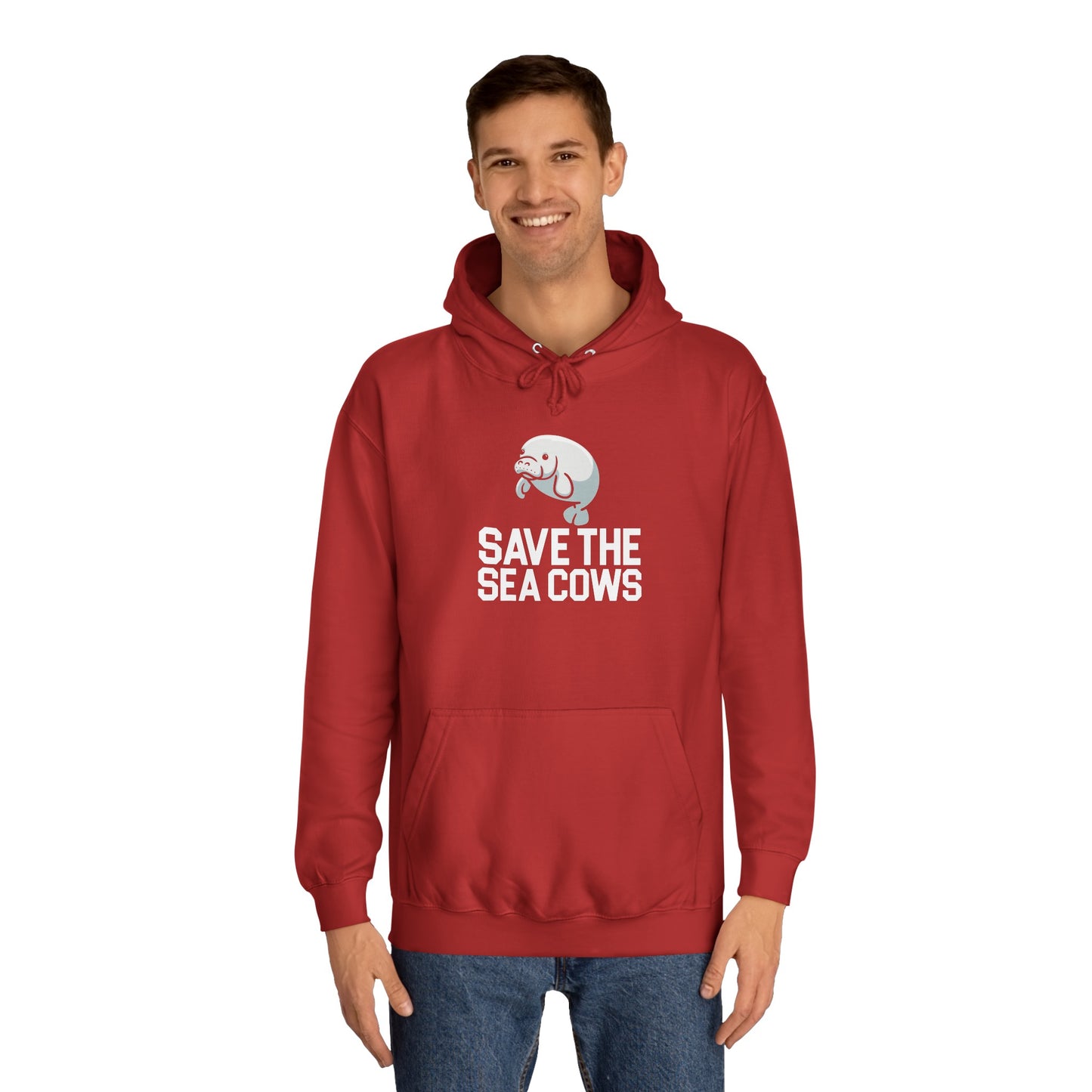 Save the Sea Cows (Manatees) Hooded Sweatshirt