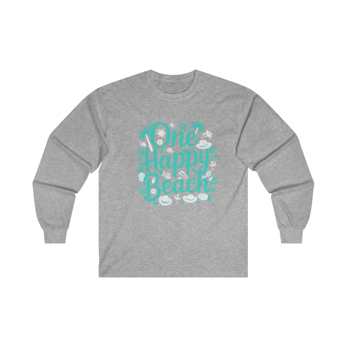 One Happy Beach - Unisex Long Sleeve Tee