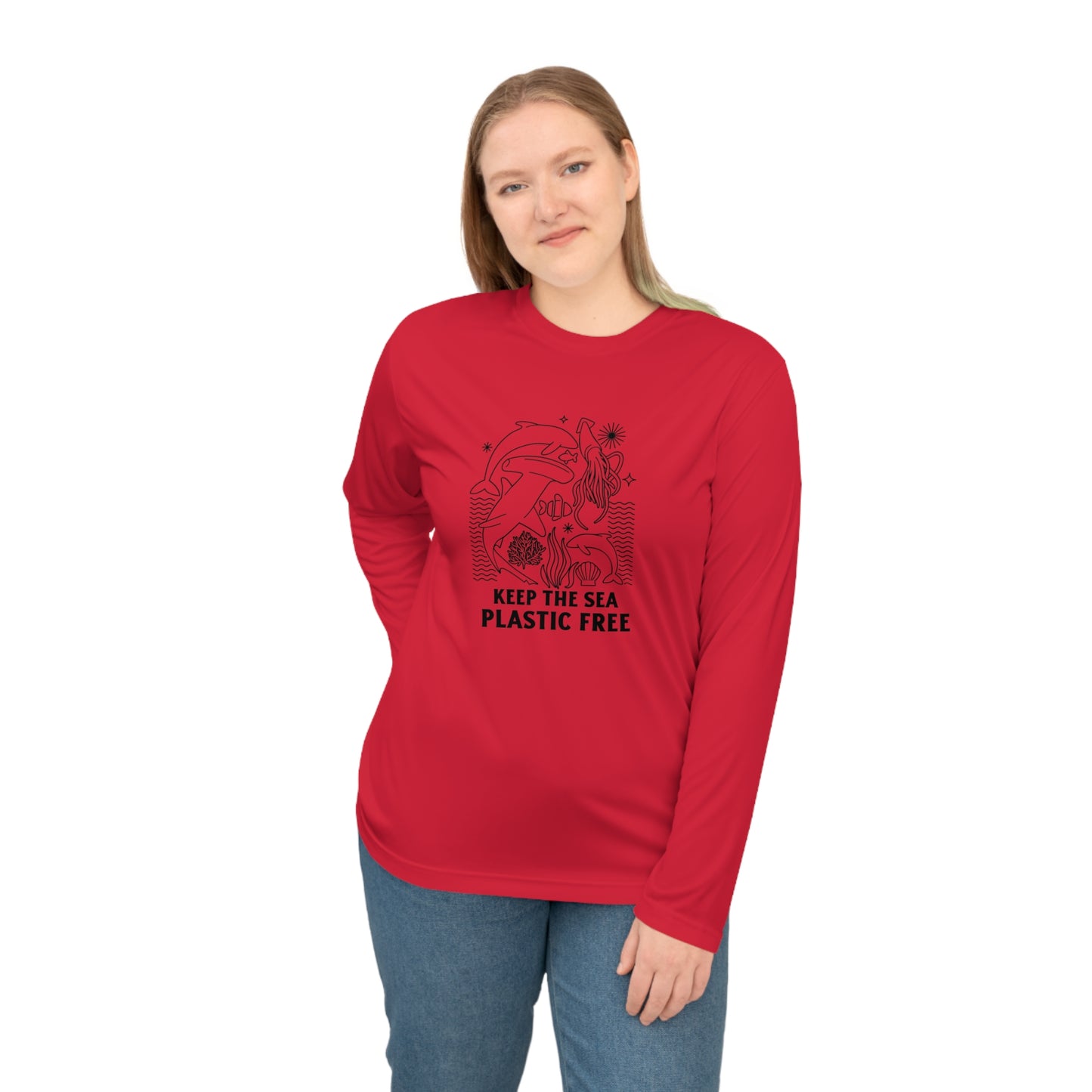 Keep The Sea Plastic Free Performance Long Sleeve Shirt