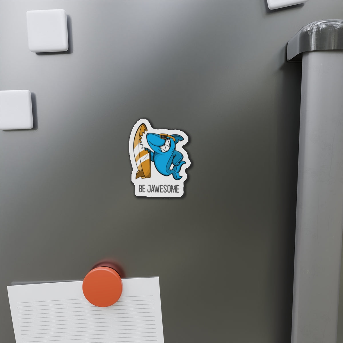 Be Jawesome (Surfing Shark) Die-Cut Magnets