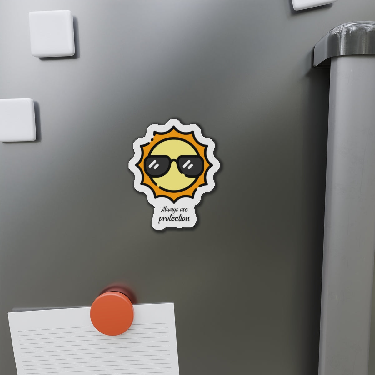 Always Use Protection Die-Cut Magnets