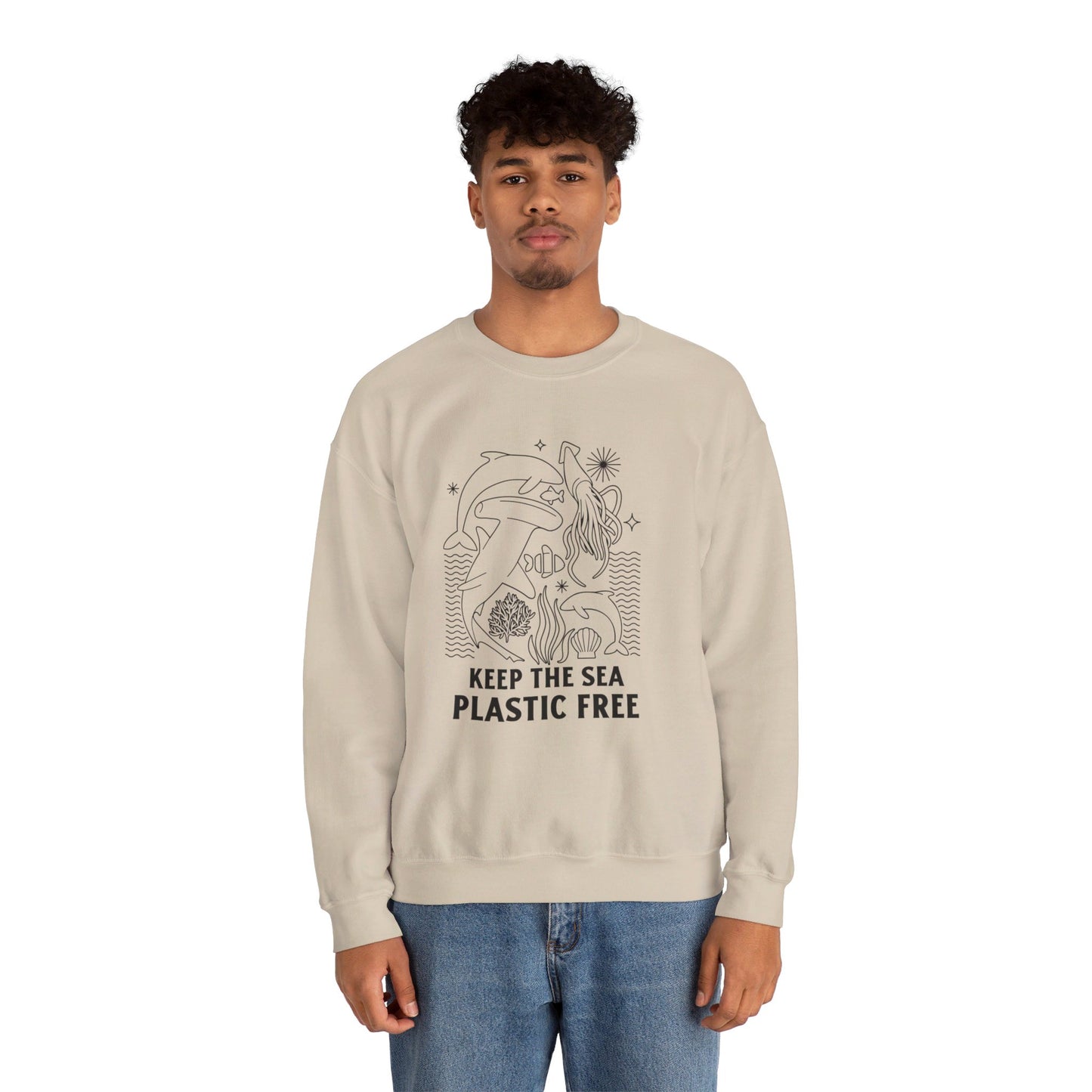 Keep the Sea Plastic Free Crewneck Sweatshirt