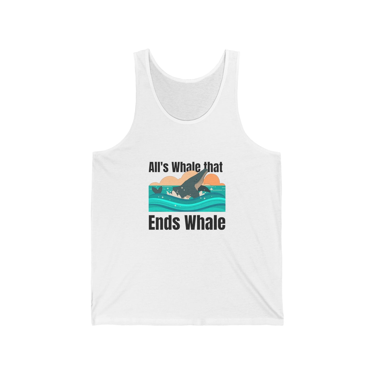 All's Whale That Ends Whale Jersey Tank