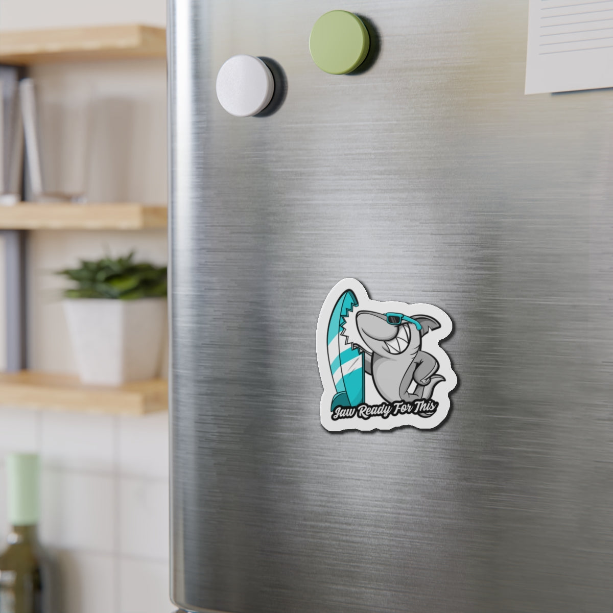 Jaw Ready for this Die-Cut Magnets