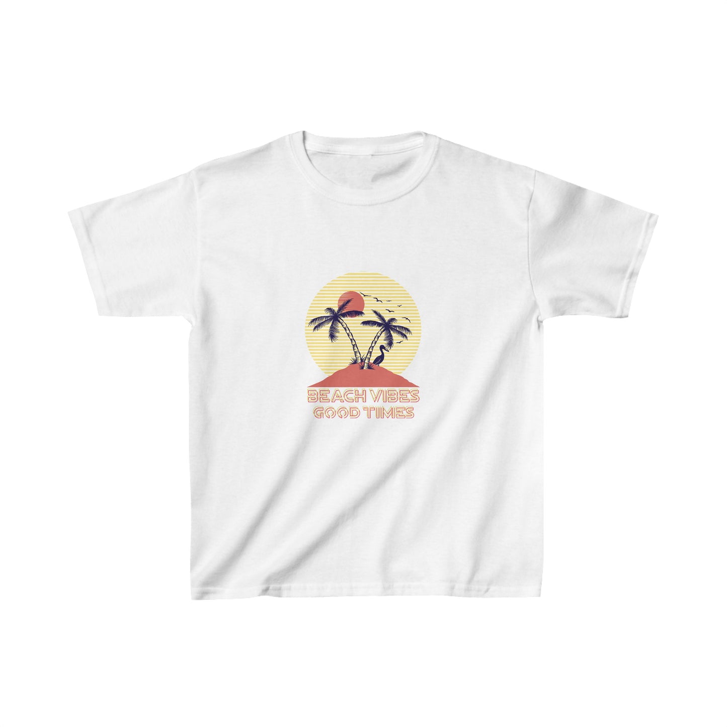 Beach Vibes Good Times Kids T-Shirt