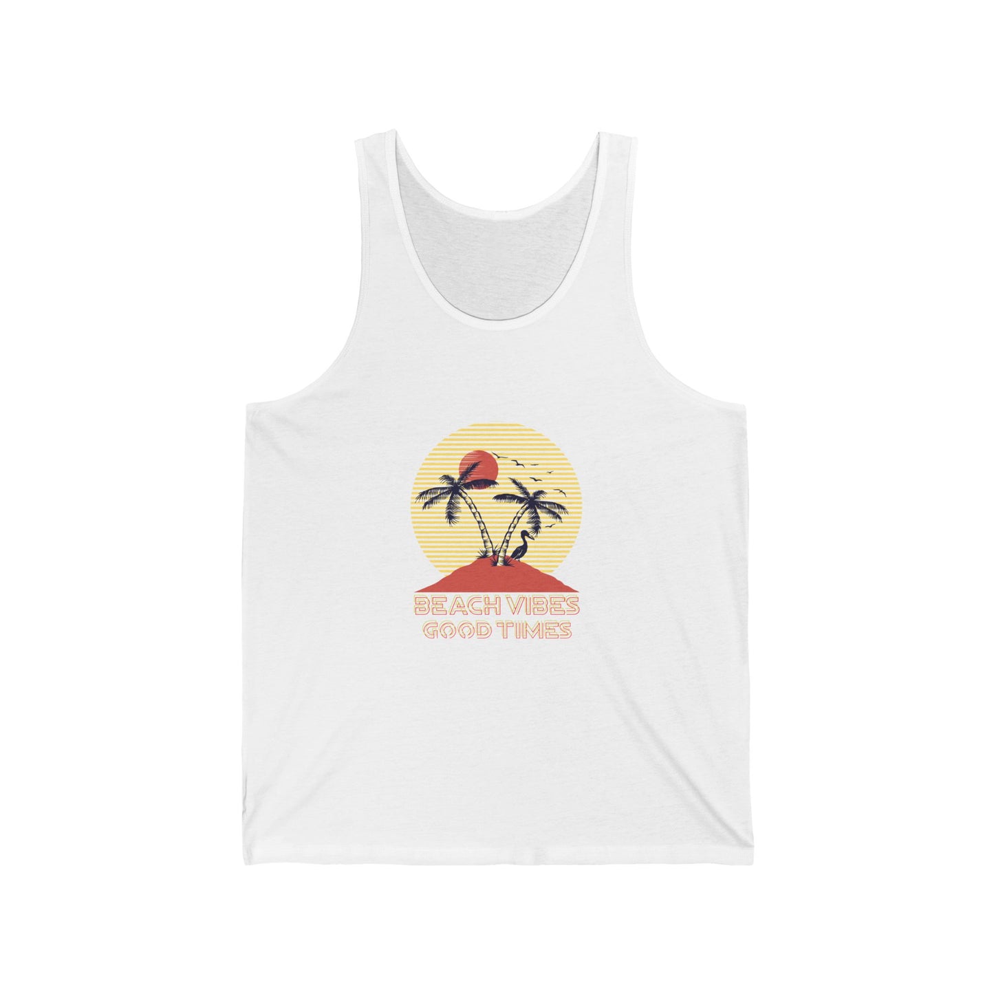 Beach Vibes Good Times Jersey Tank