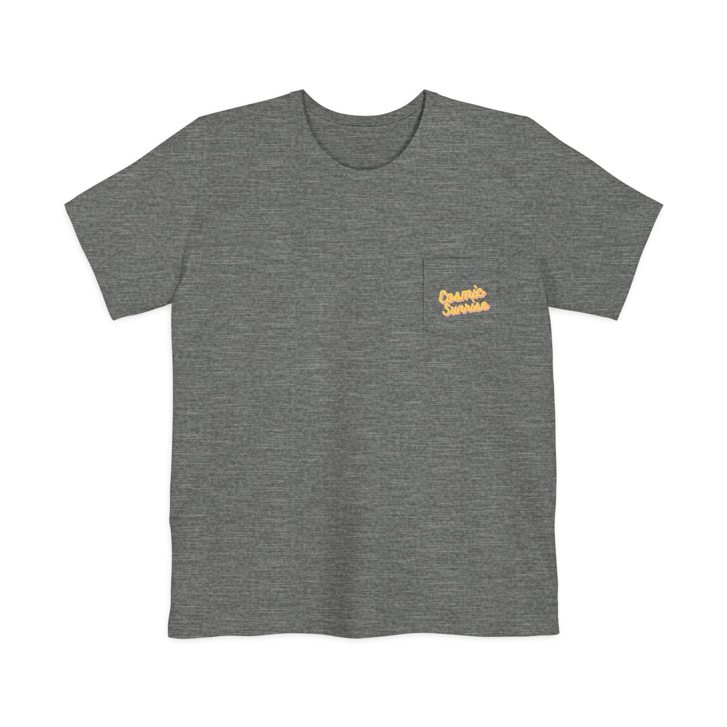 Cosmic Sunrise- Unisex Pocket T-shirt