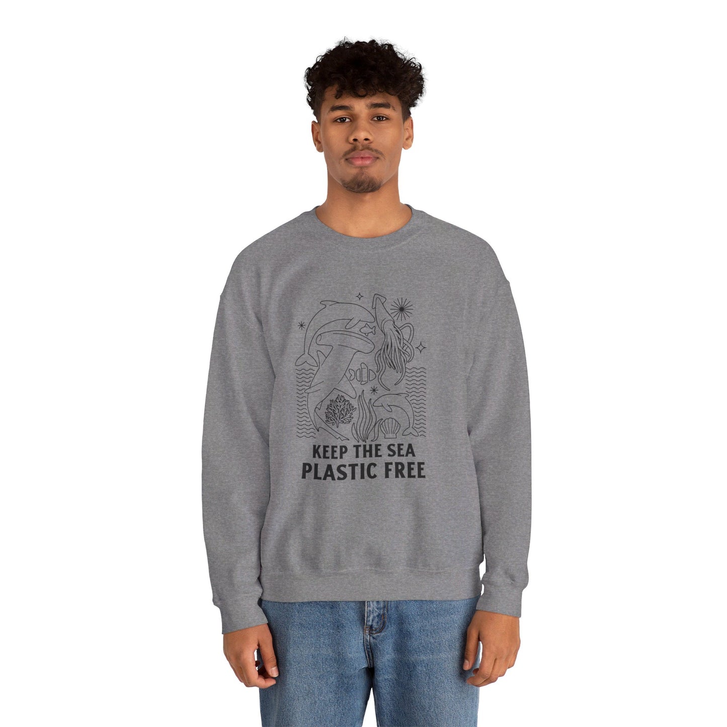 Keep the Sea Plastic Free Crewneck Sweatshirt
