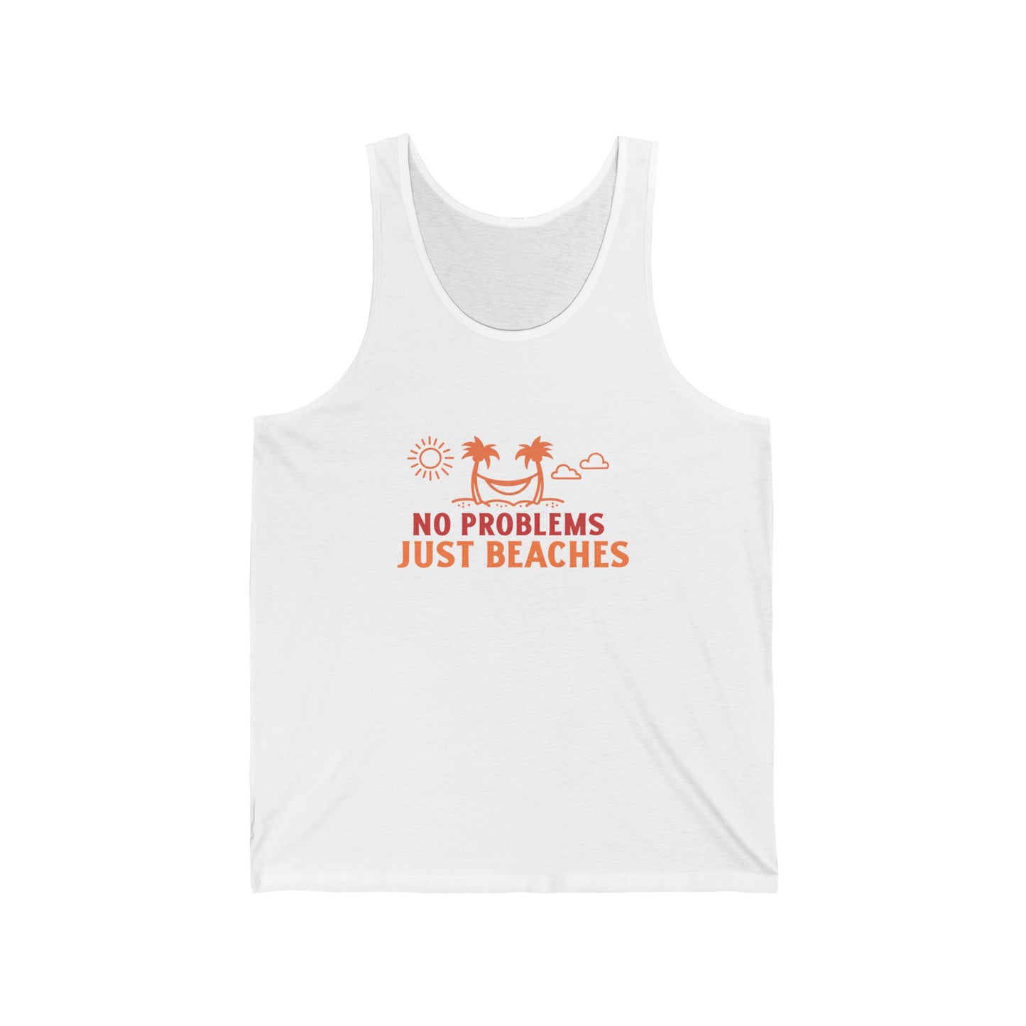 No Problems Just Beaches Jersey Tank