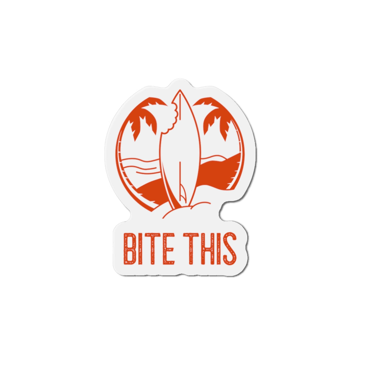 Bite this Die-Cut Magnets