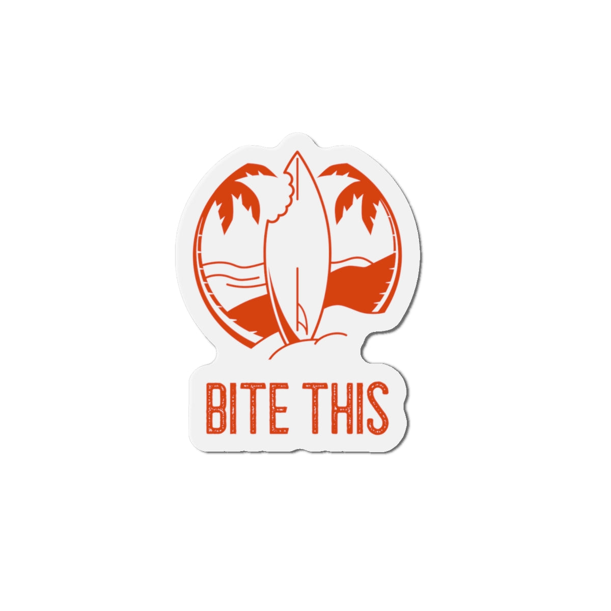 Bite this Die-Cut Magnets