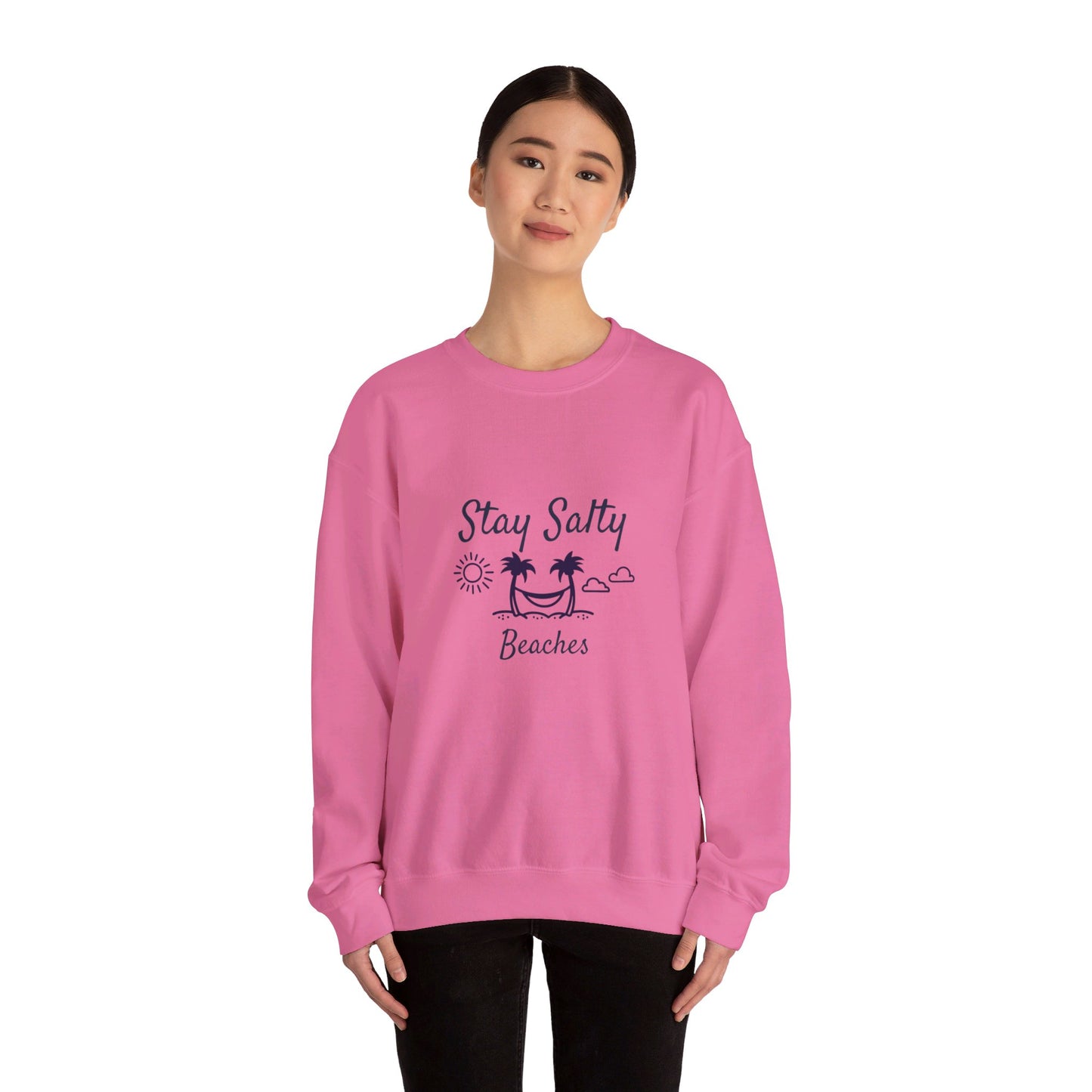 Stay Salty Beaches Crewneck Sweatshirt