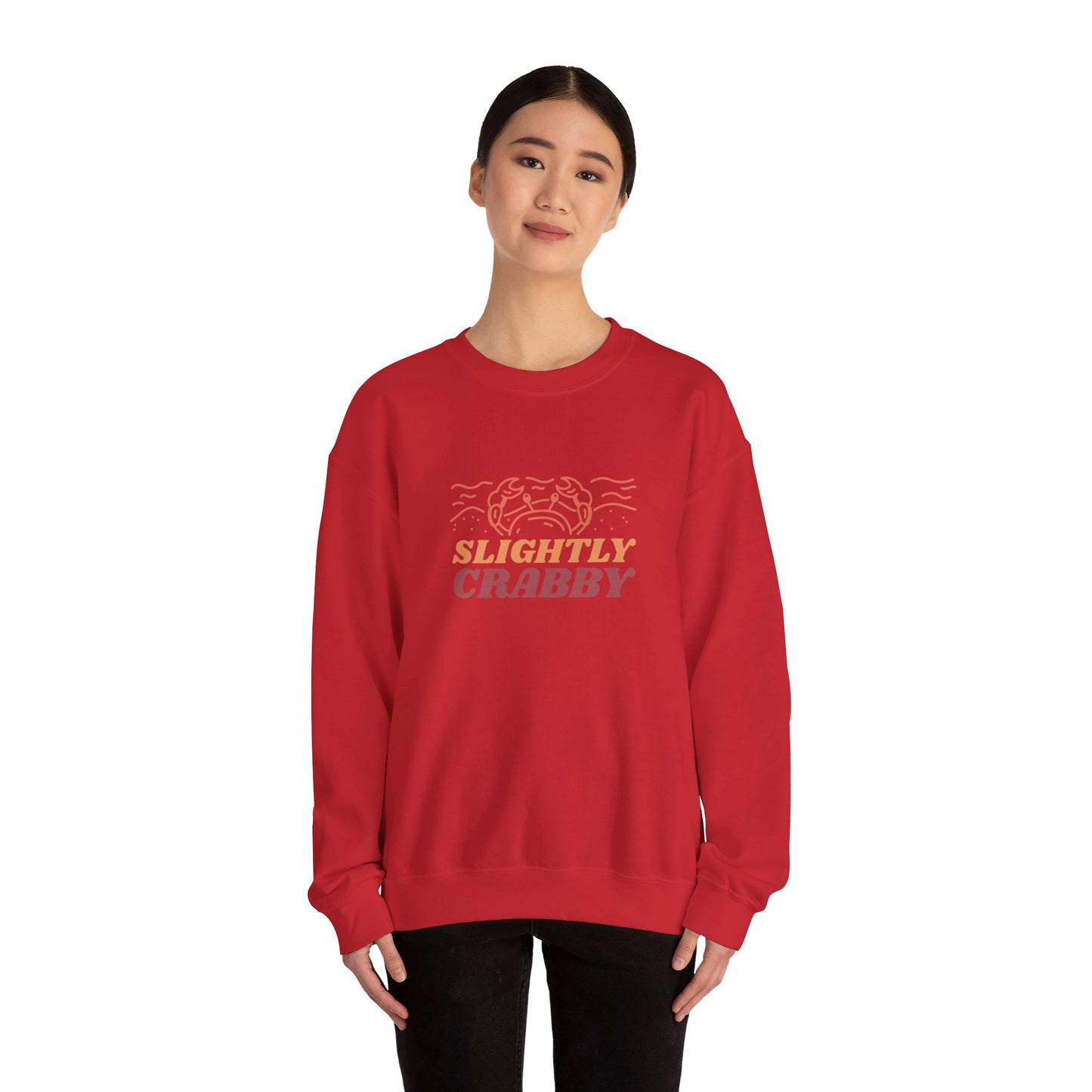 Slightly Crabby Crewneck Sweatshirt
