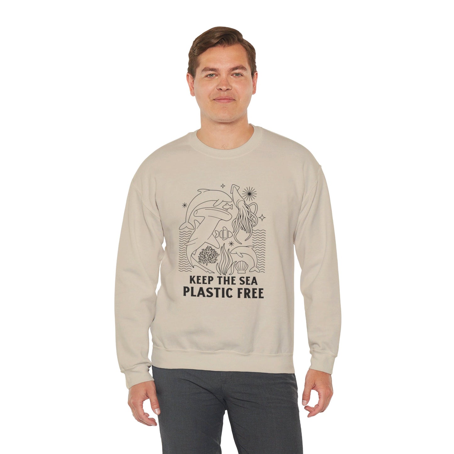 Keep the Sea Plastic Free Crewneck Sweatshirt