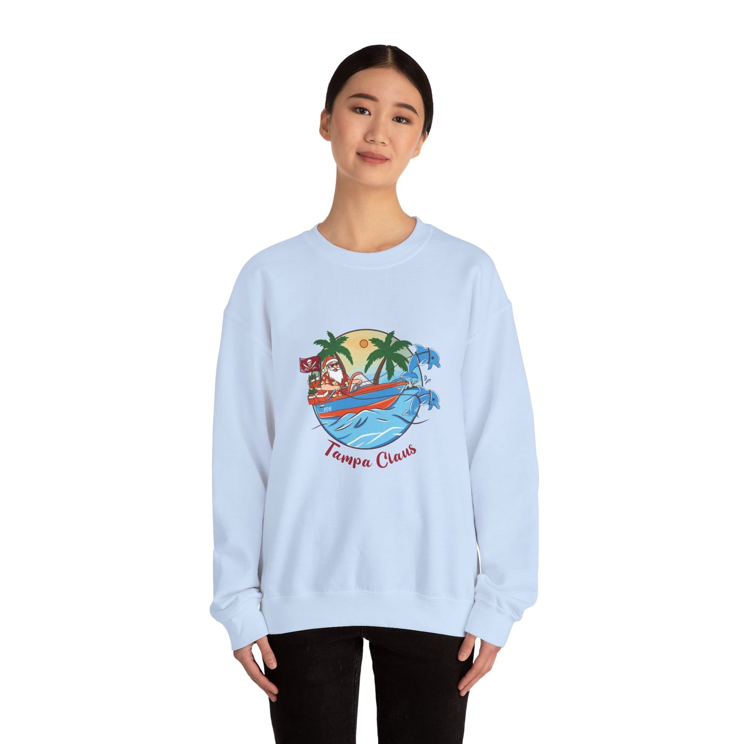 Unisex Crewneck Sweatshirt - Tampa Claus Design