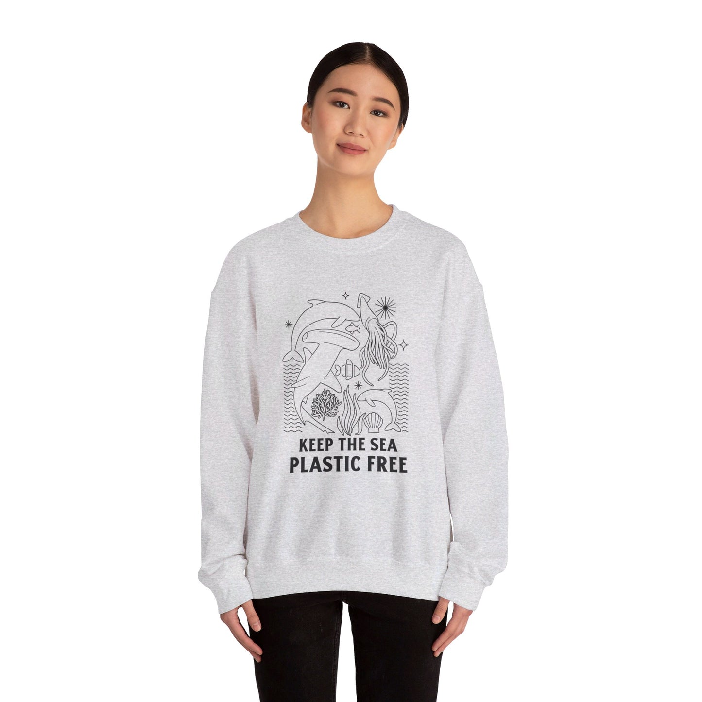Keep the Sea Plastic Free Crewneck Sweatshirt