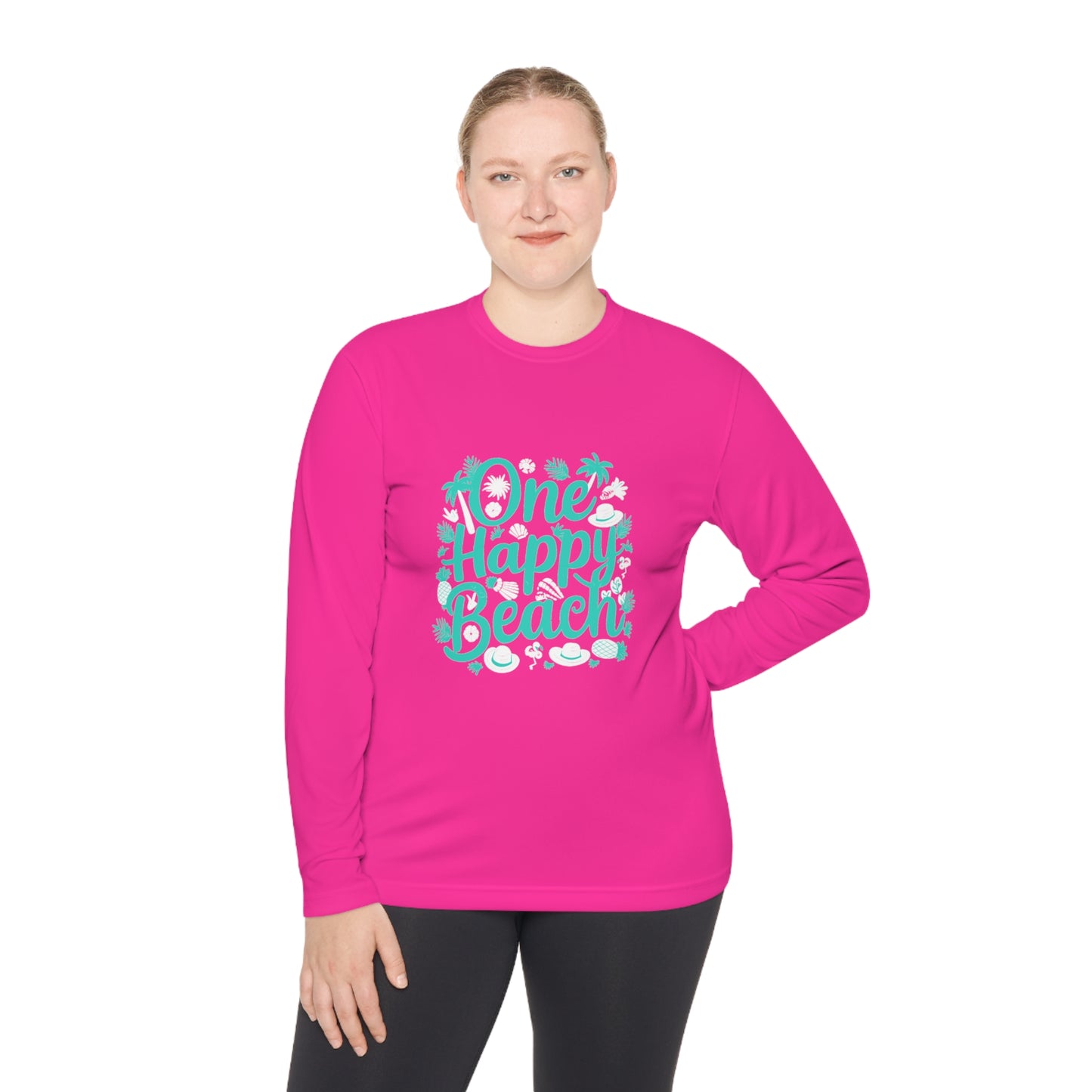 One Happy Beach Lightweight Long Sleeve Fishing Tee