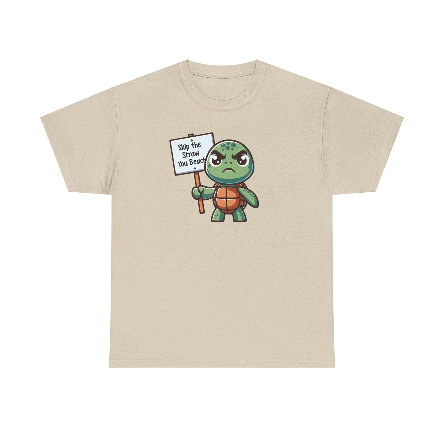 Skip the Straw, You Beach - Heavy Cotton Tee Shirt