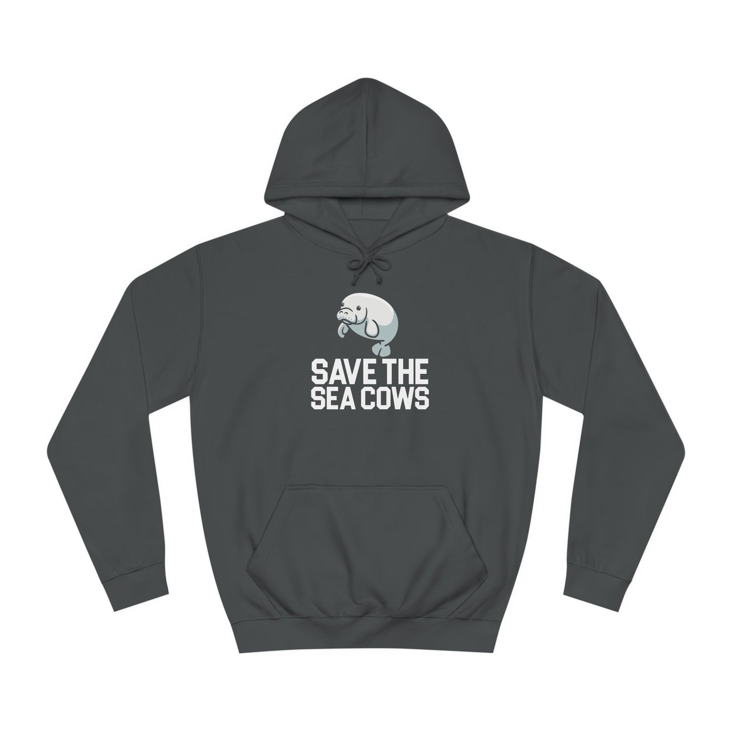 Save the Sea Cows (Manatees) Hooded Sweatshirt