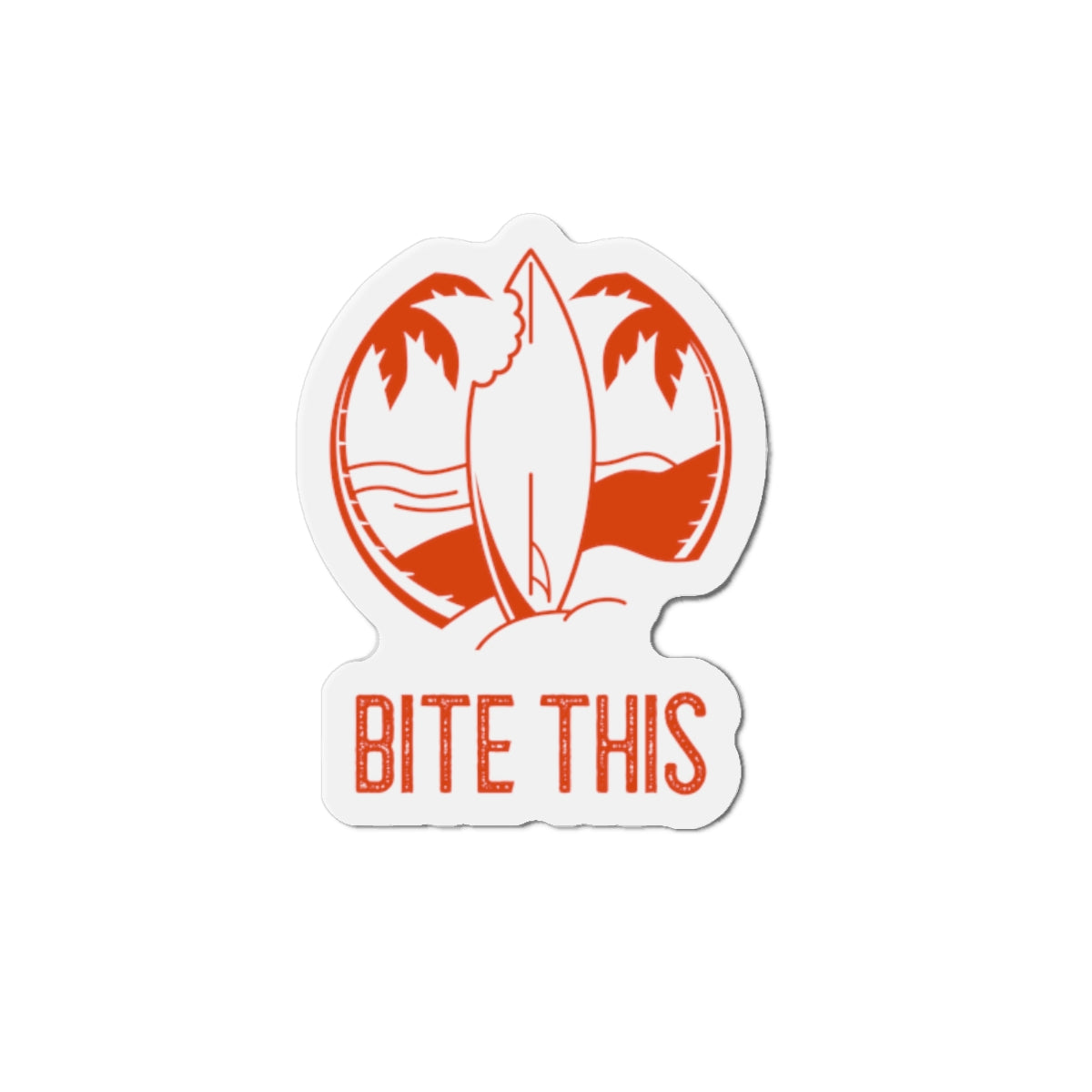 Bite this Die-Cut Magnets