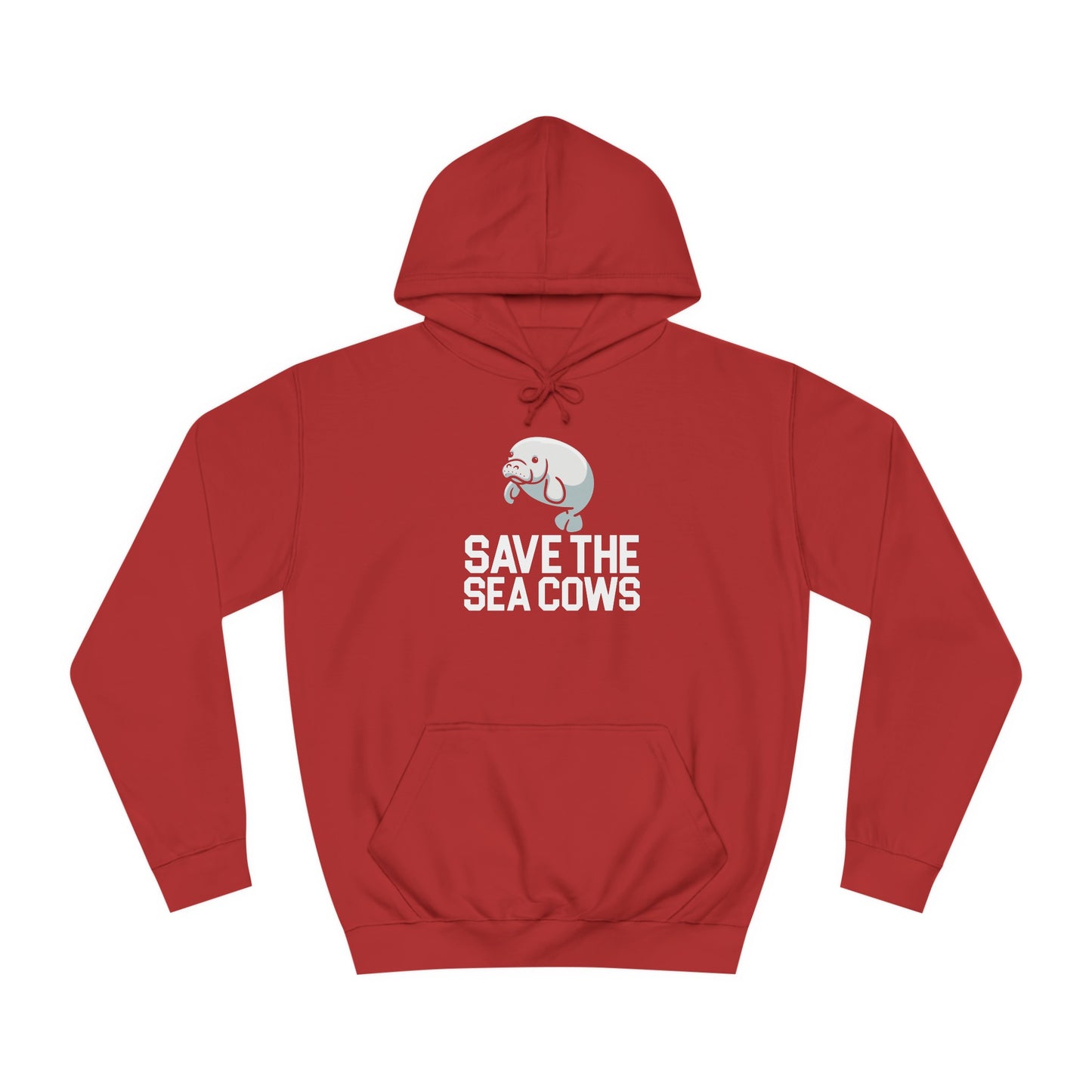 Save the Sea Cows (Manatees) Hooded Sweatshirt