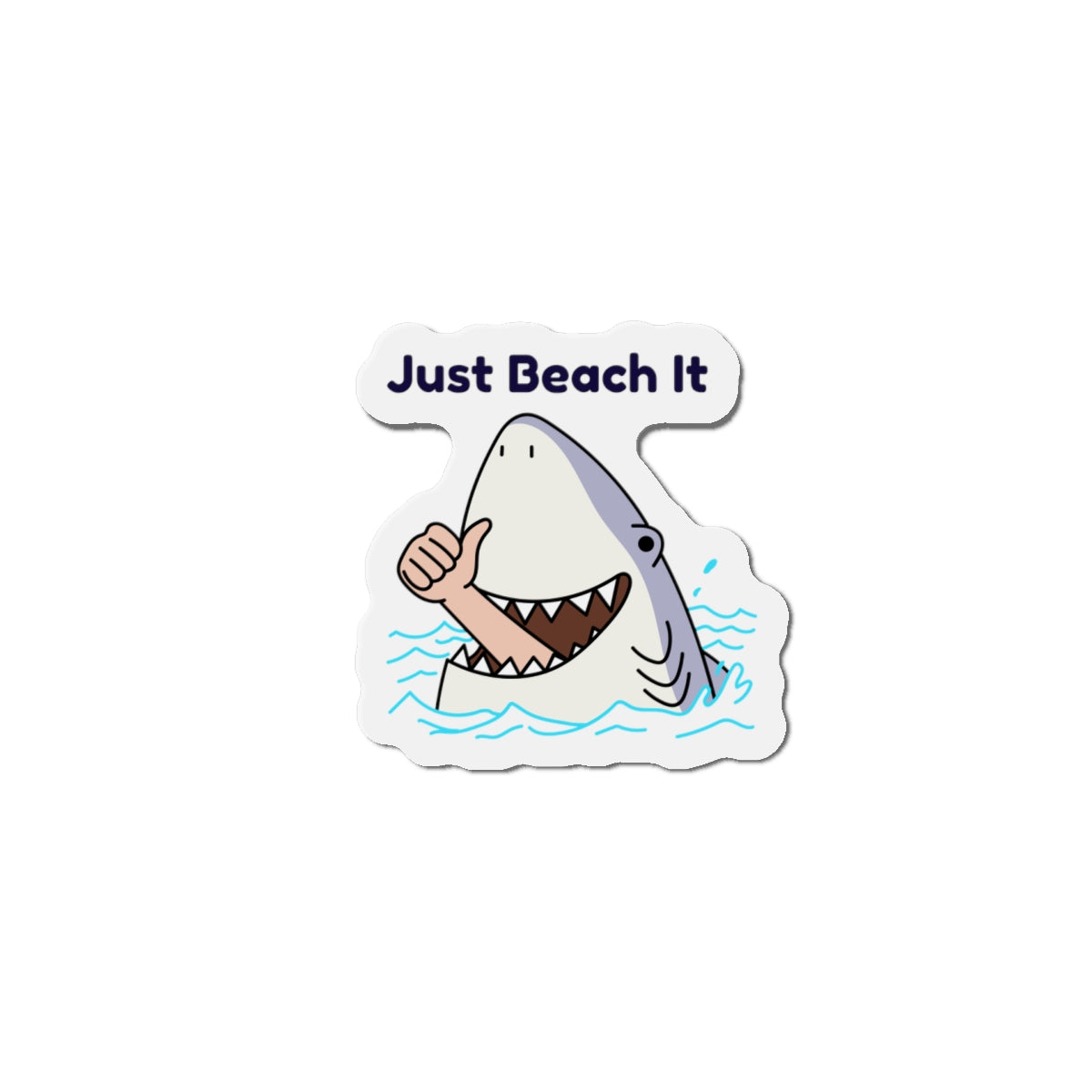 Just Beach It Die-Cut Magnets