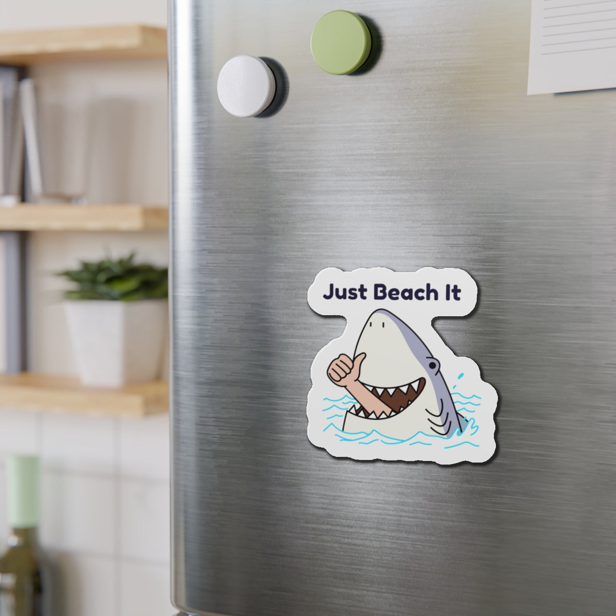 Just Beach It Die-Cut Magnets