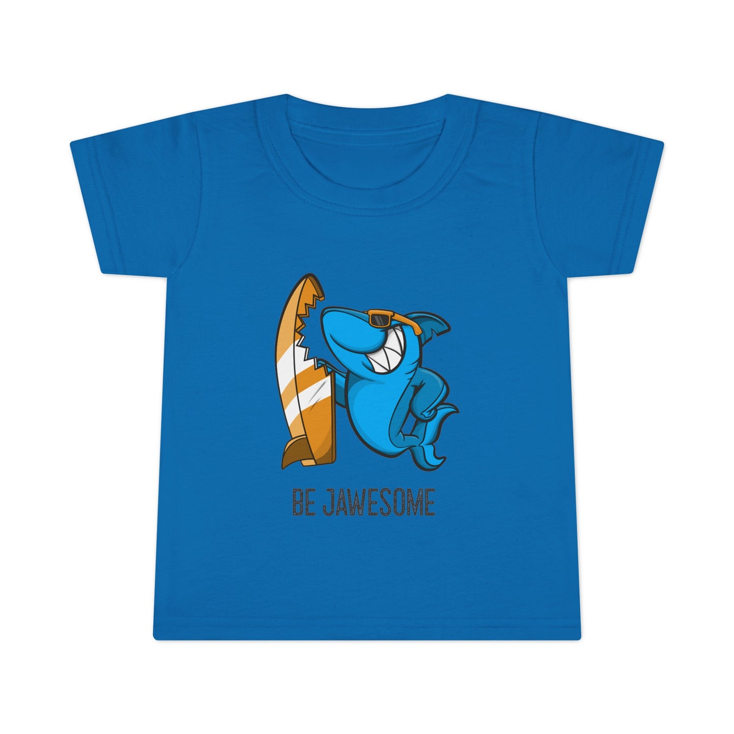 Be Jawesome (Surfing Shark) Toddler T-shirt