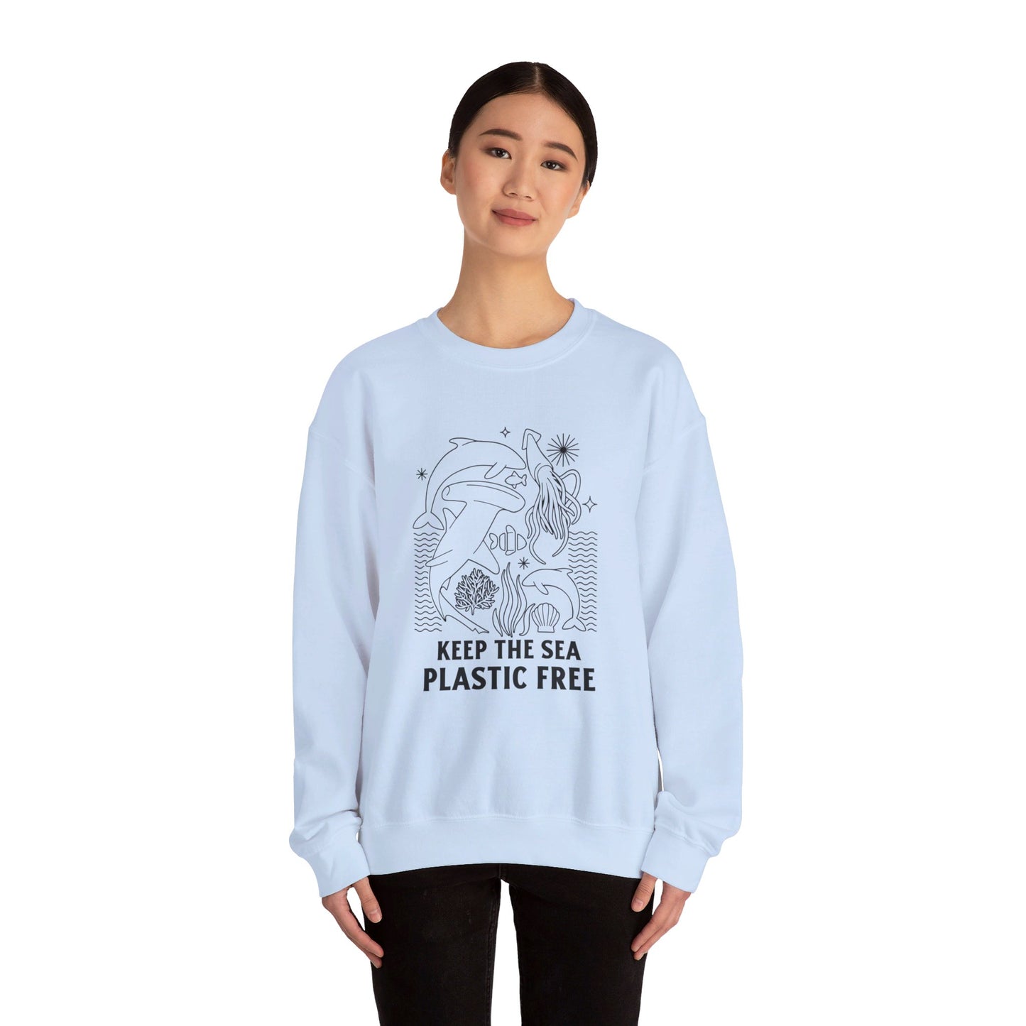 Keep the Sea Plastic Free Crewneck Sweatshirt