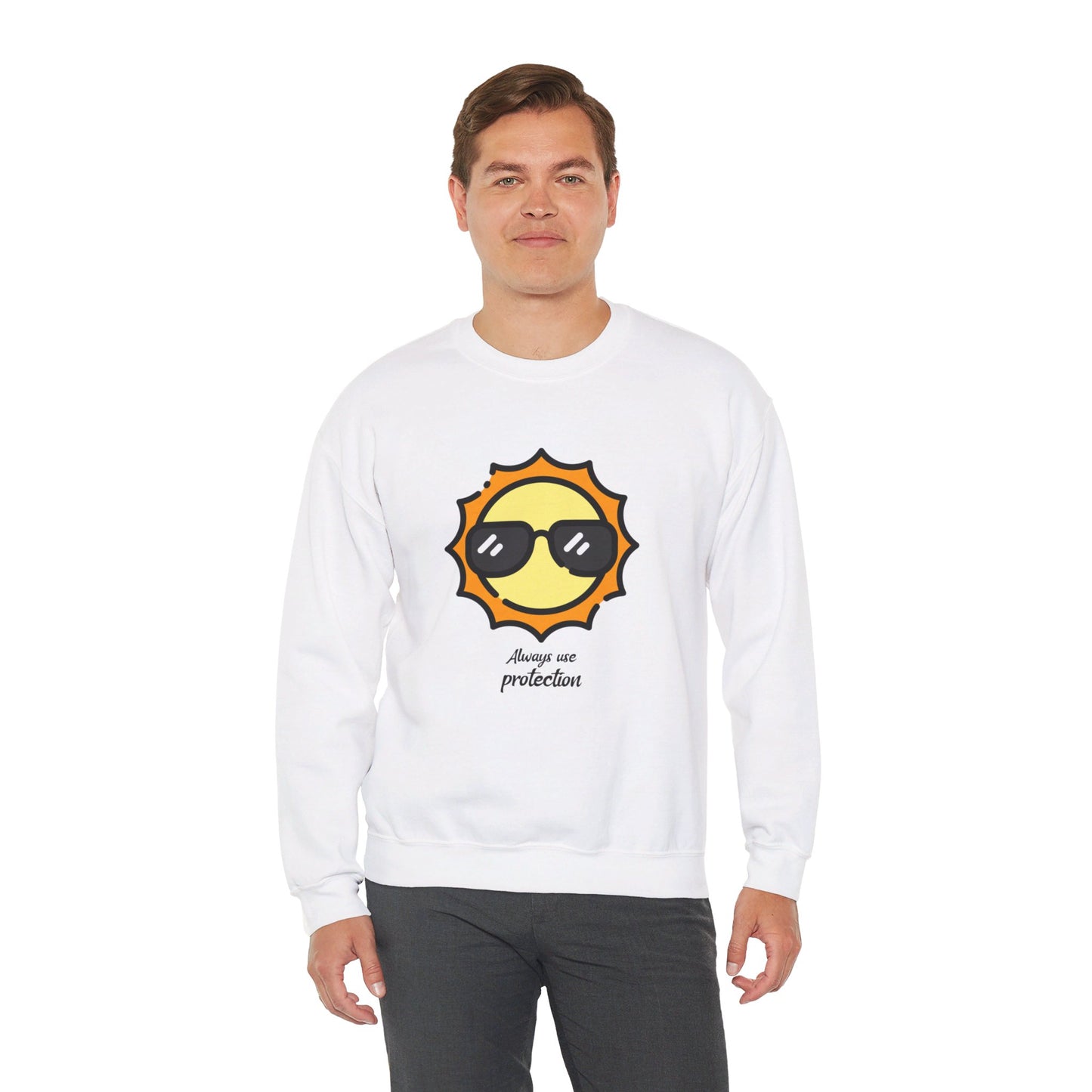 Always Use Protection Crewneck Sweatshirt