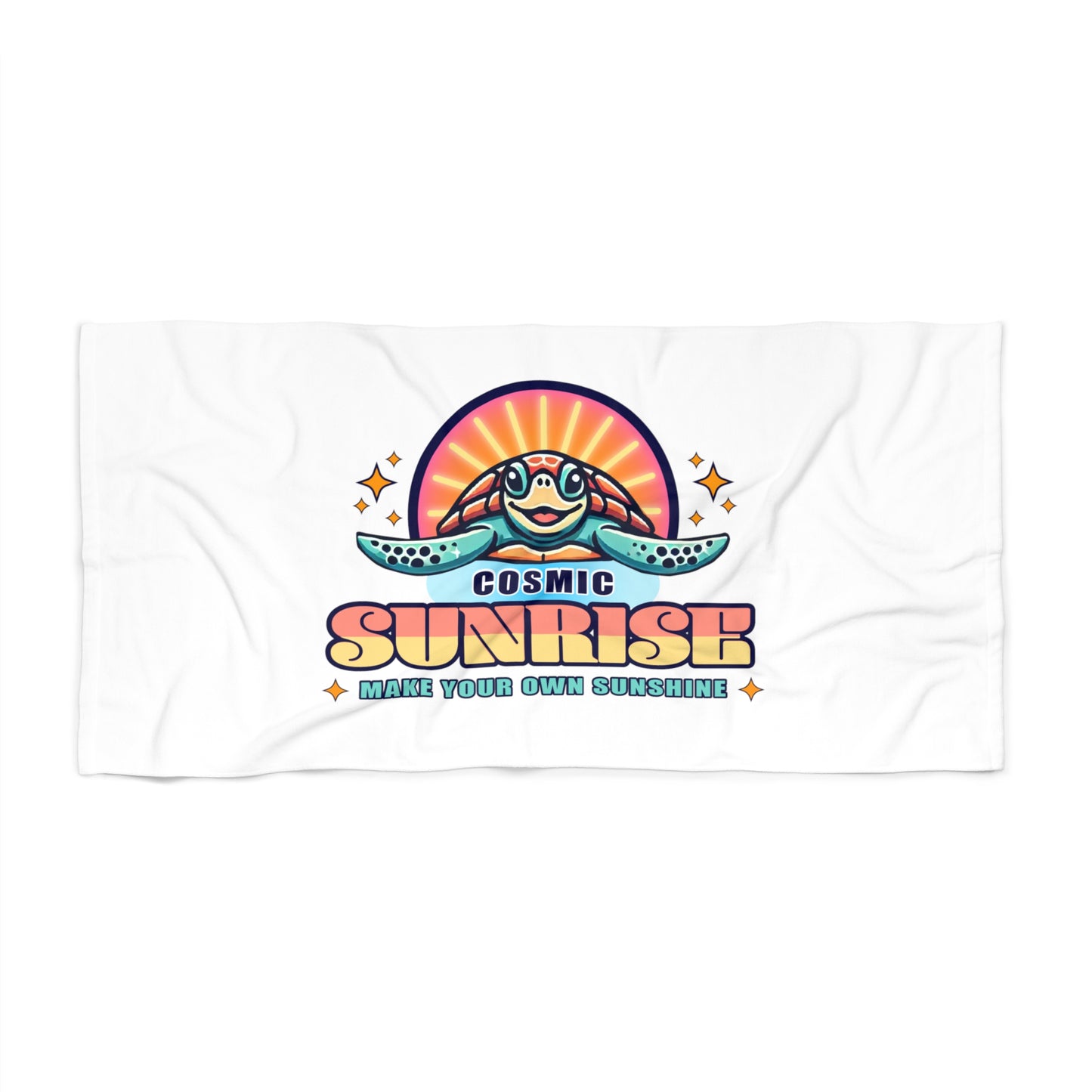 Cosmic Sunrise Beach Towel
